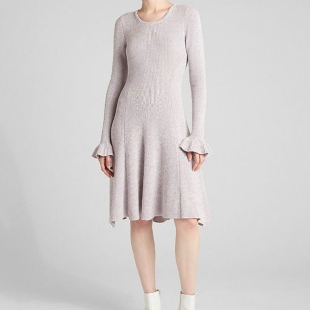 GAP Fit & Flare Knit Midi Dress